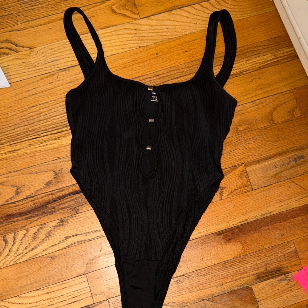 High cut bodysuit